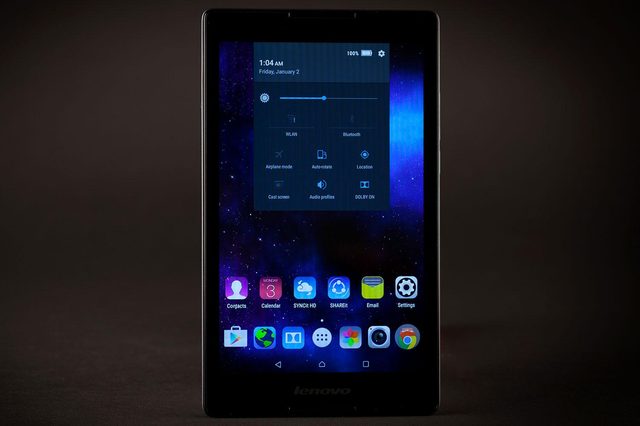 Lenovo TAB 2 A8 front settings