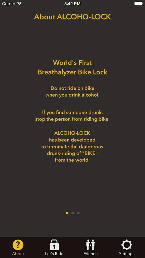 alcoho lock breathalyzer bike android app 2