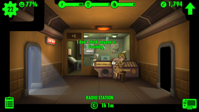 fallout shelter radio