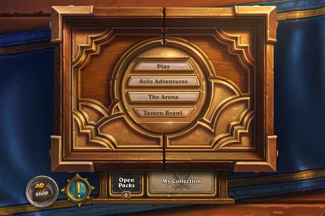 hearthstone menu updated