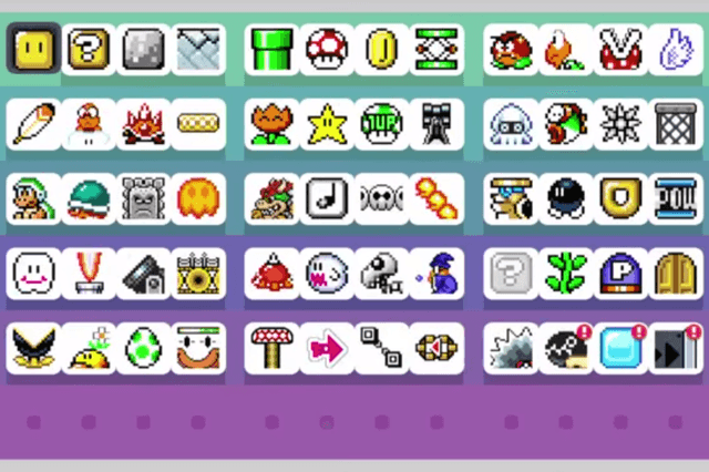 mario maker palette