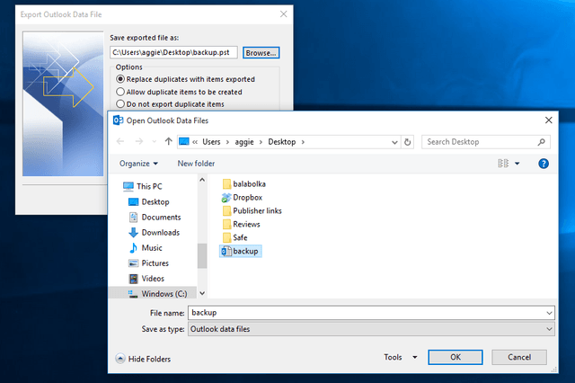 outlook desktop
