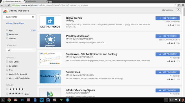 web store extensions