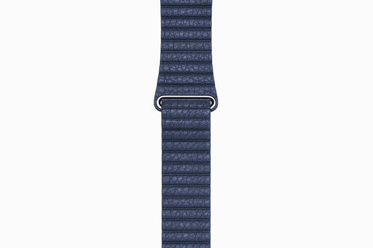apple watch bands hermes product red news band leather blue 201509