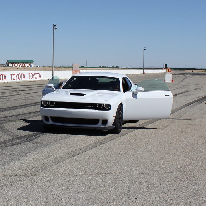 2015 dodge charger challenger srt hellcats track review and hellcat on front doors open