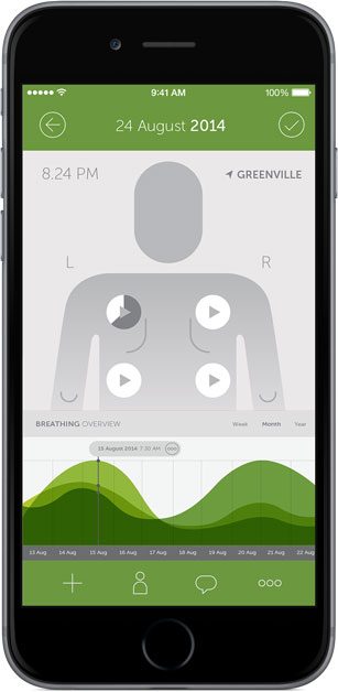 clinicloud smart stethoscope thermometer screen2