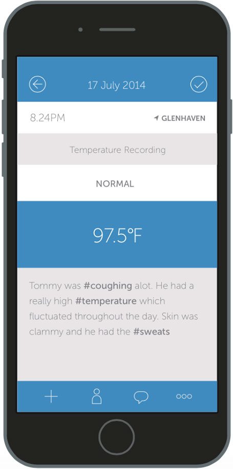 clinicloud smart stethoscope thermometer screen5