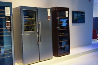 Liebherr put a wine fridge in a regular fridge. Brilliant.