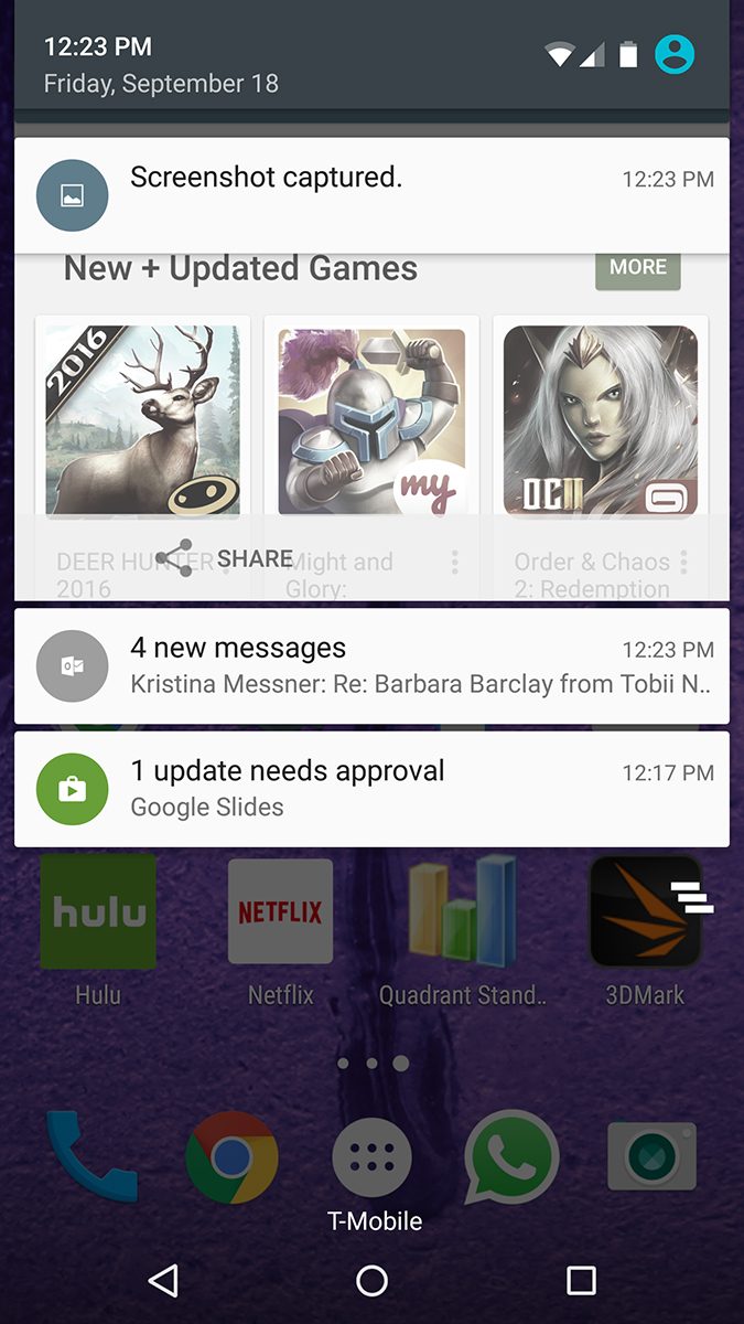 Moto X Style Pure Edition Screenshot