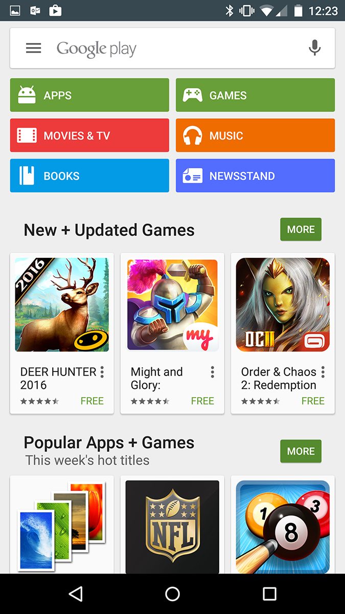 Moto X Style Pure Edition Screenshot