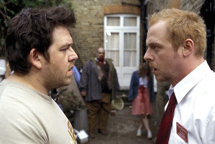 Shaun and Ed in "Shaun of the Dead."