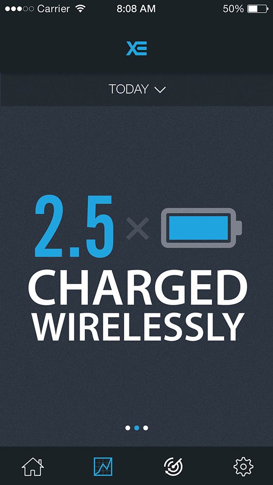 technovator xe wireless phone charger works across a room ios app 3