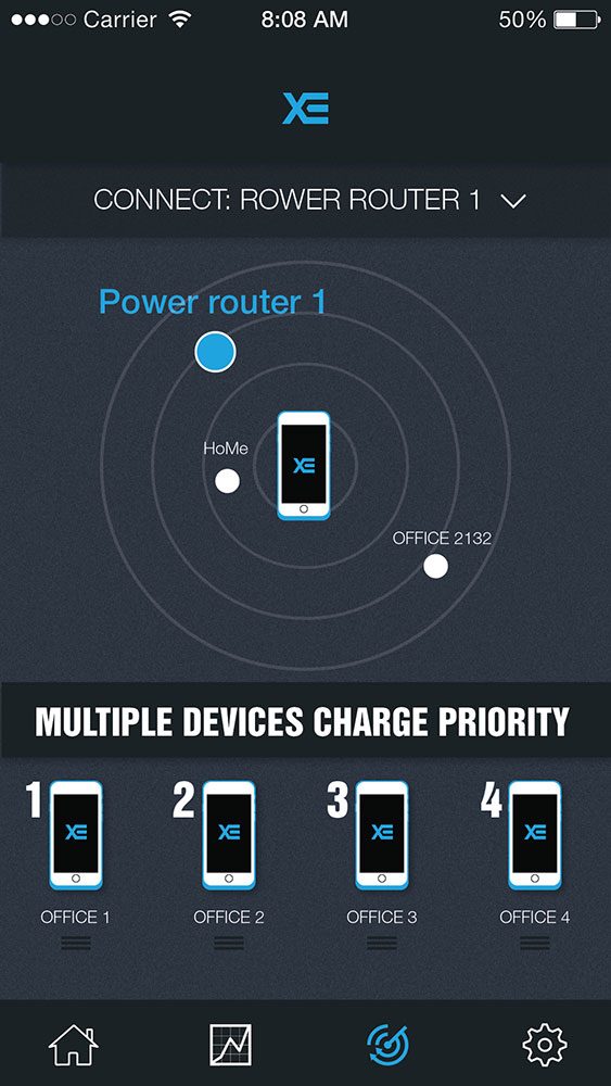 technovator xe wireless phone charger works across a room ios app 4