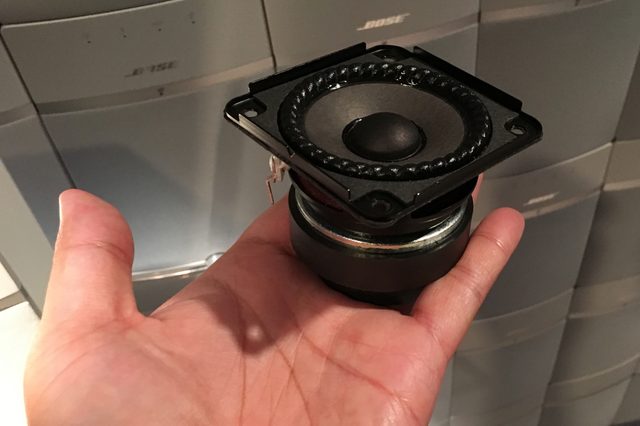 The newly engineered transducer inside the SoundTouch 10.
