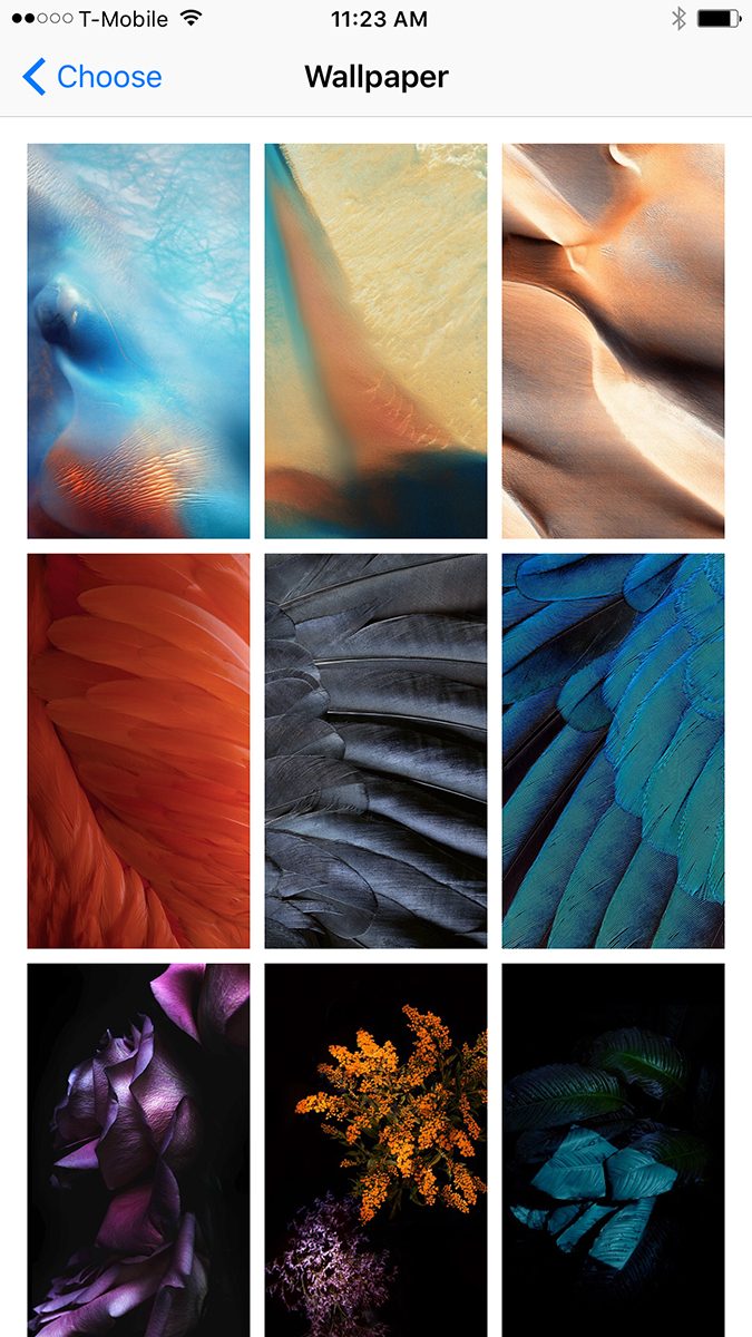 iOS 9 Screens