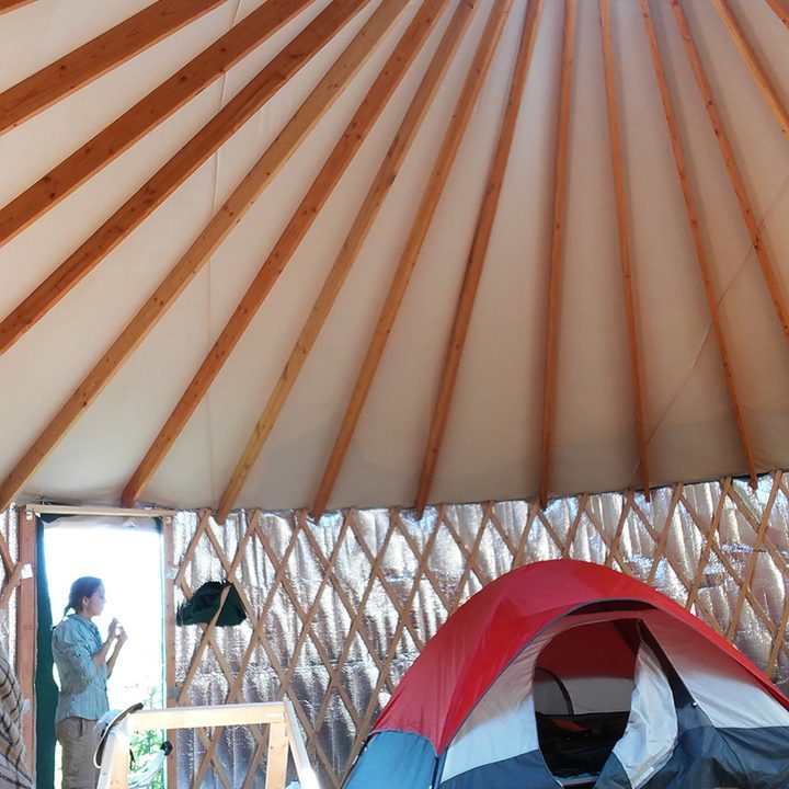 tynan island yurt trip