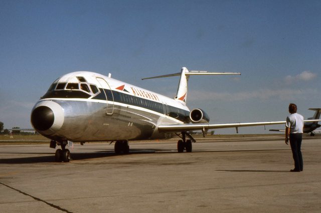 A Douglas DC-9 in Allegheny Airlines livery, a precursor to US Airways.