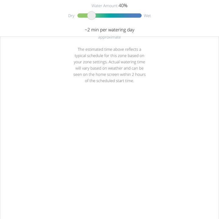 Blossom Smart Watering Controller Screenshots