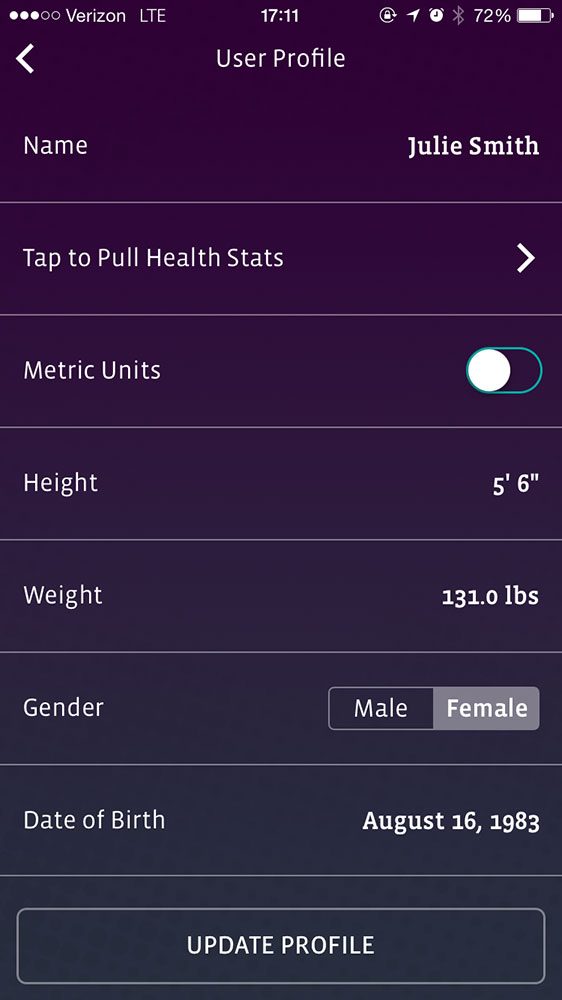 cyclecast spinning class at home app user profile
