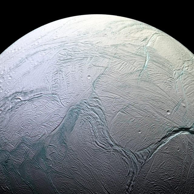 Enceladus' south polar region