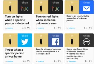 Netatmo Welcome IFTTT