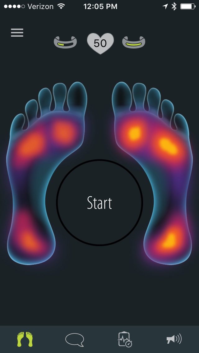 Sensoria Fitness Running System Screenshot