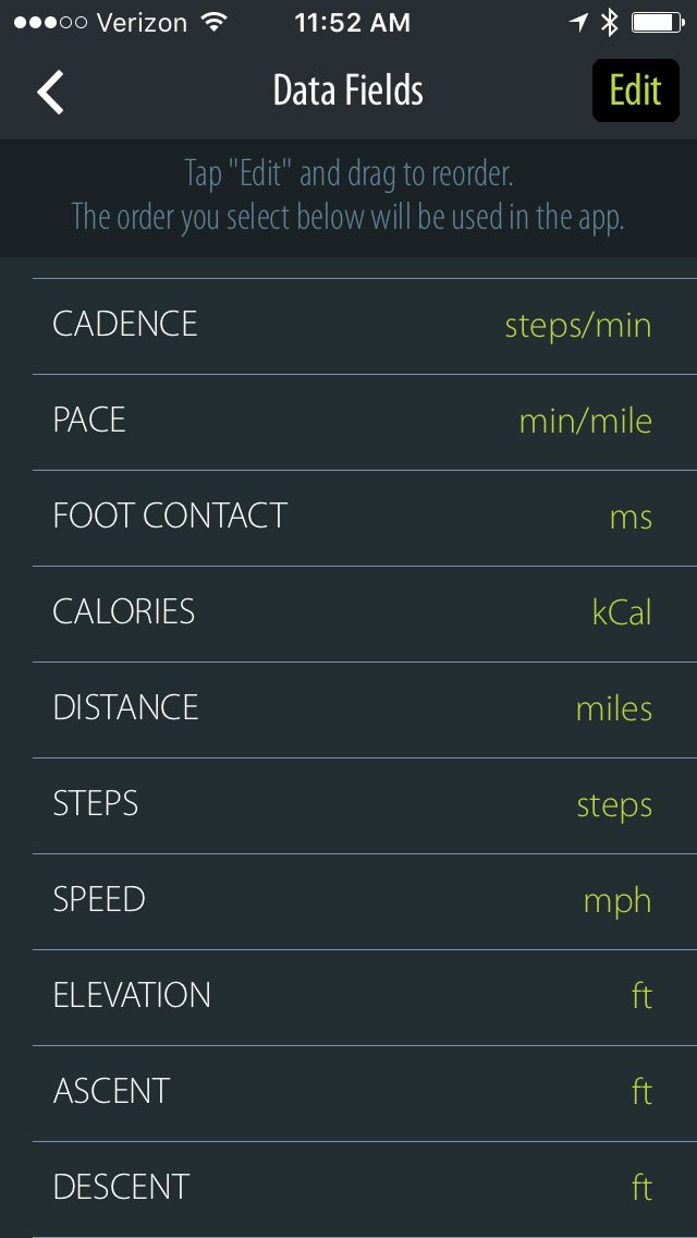 Sensoria Fitness Running System Screenshot