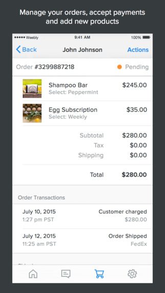 weebly carbon free website builder app screen3