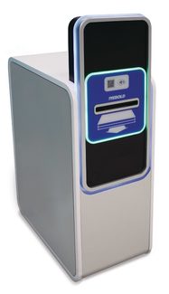 Diebold, Incorporated's screenless self-service Irving concept (PRNewsFoto/Diebold, Incorporated)