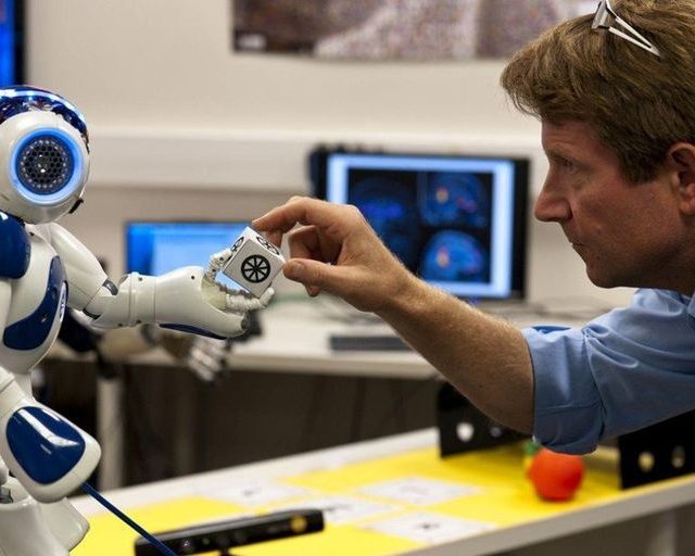 The ISS's humanoid robot, Nao
