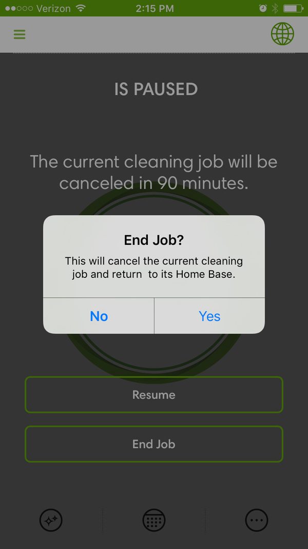 iRobot Roomba 980 Screenshot