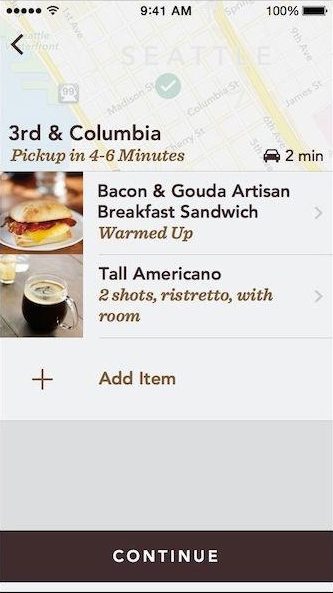 starbucks mobile order app