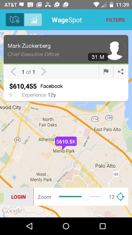 want to compare your salary those around you now can with wagespot map