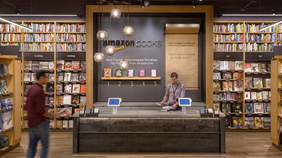 abandoning its roots amazon opens first physical storefront books 005