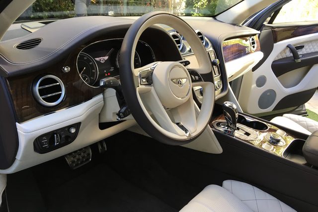Bentayga Interior Drivers