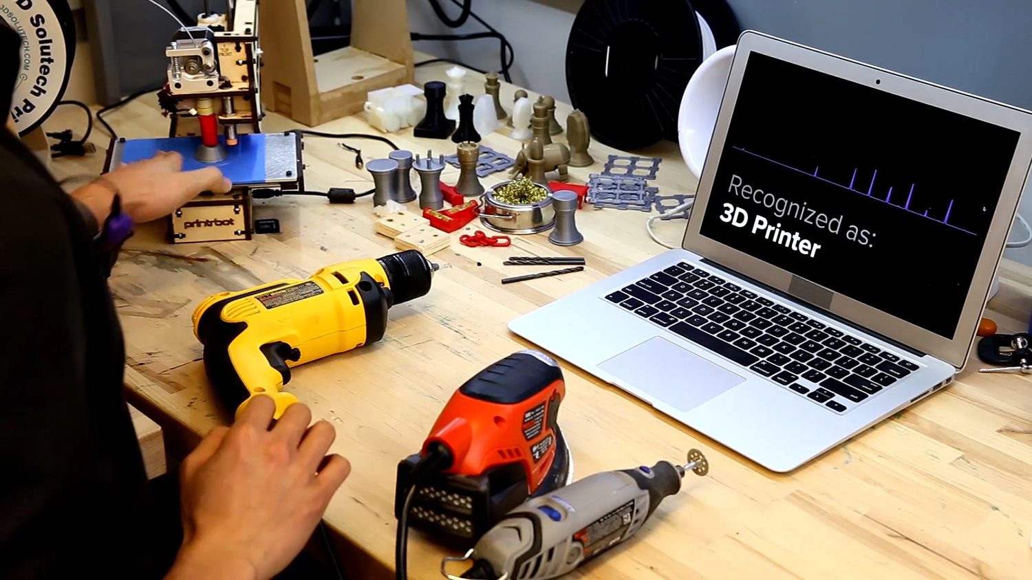 em sense smart watch wearable customizes experience identifies objects disney emsense 3dprinter signal