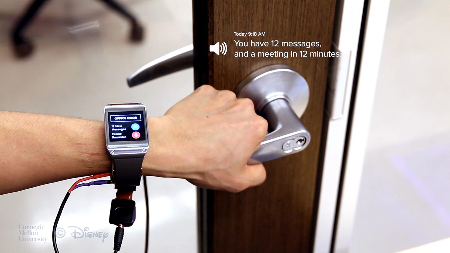 em sense smart watch wearable customizes experience identifies objects disney emsense dooractive