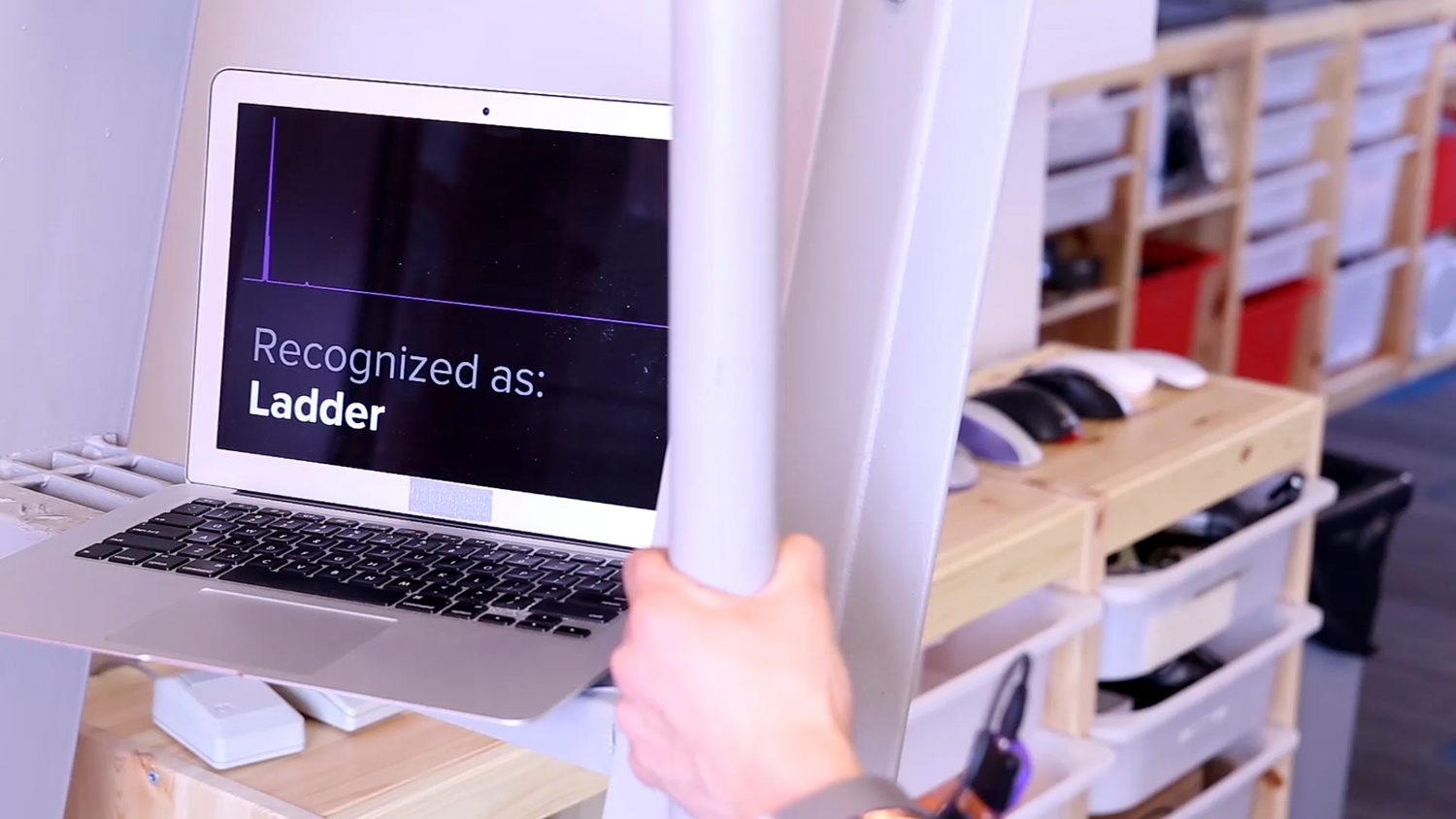 em sense smart watch wearable customizes experience identifies objects disney emsense ladder