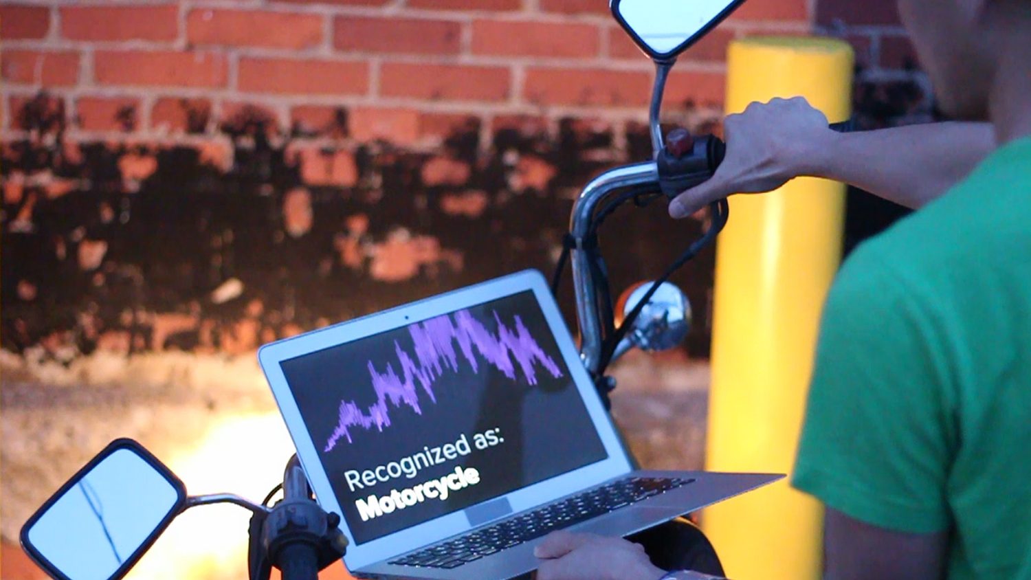 em sense smart watch wearable customizes experience identifies objects disney emsense motorcycle signal
