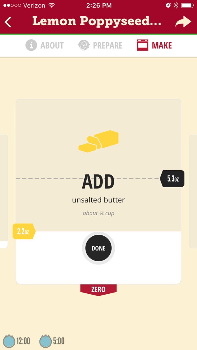 Drop Connected Kitchen Scale iOS Screenshot