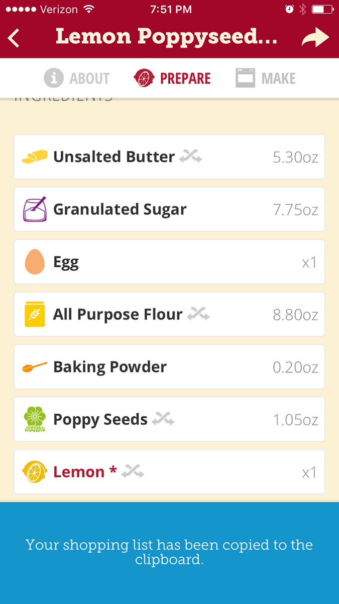 Drop Connected Kitchen Scale iOS Screenshot