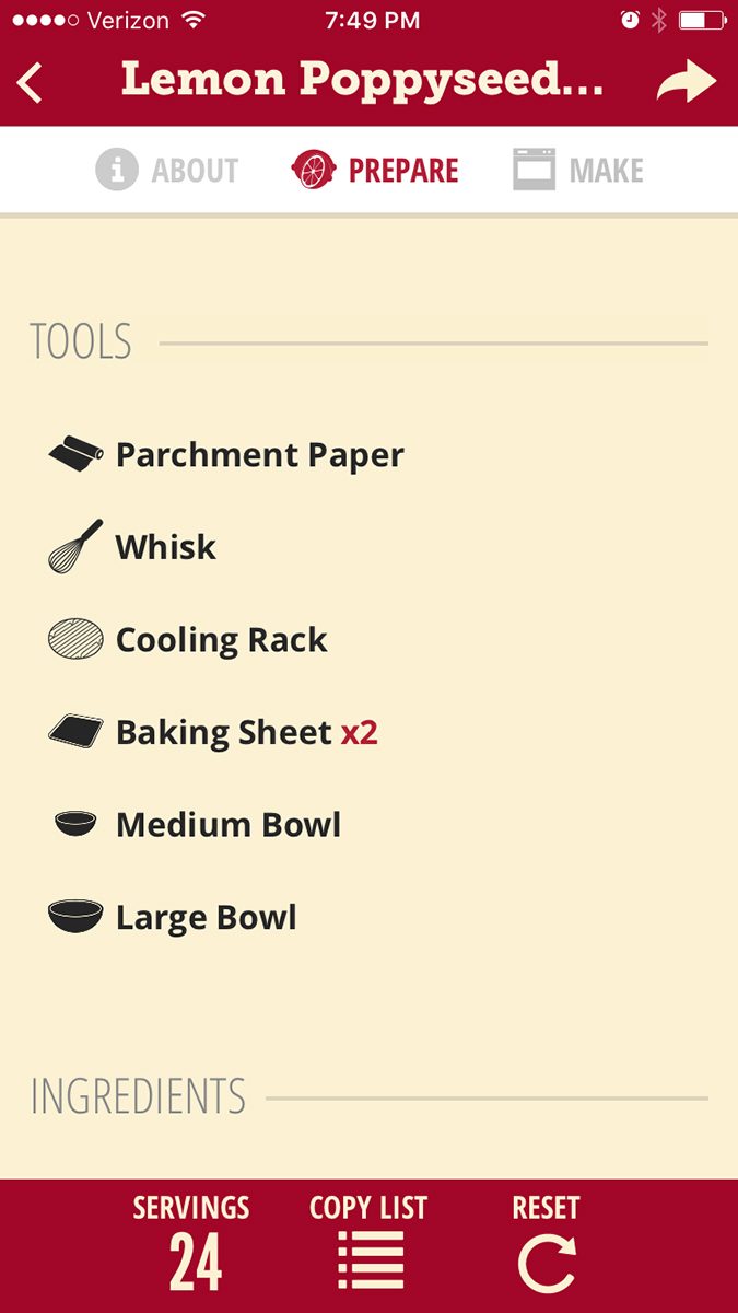 Drop Connected Kitchen Scale iOS Screenshot