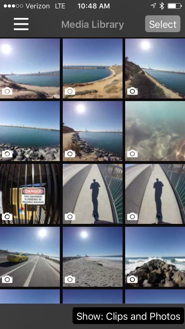 Garmin Virb EX HD Action Camera Screenshot