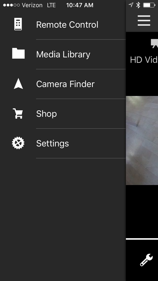 Garmin Virb EX HD Action Camera Screenshot