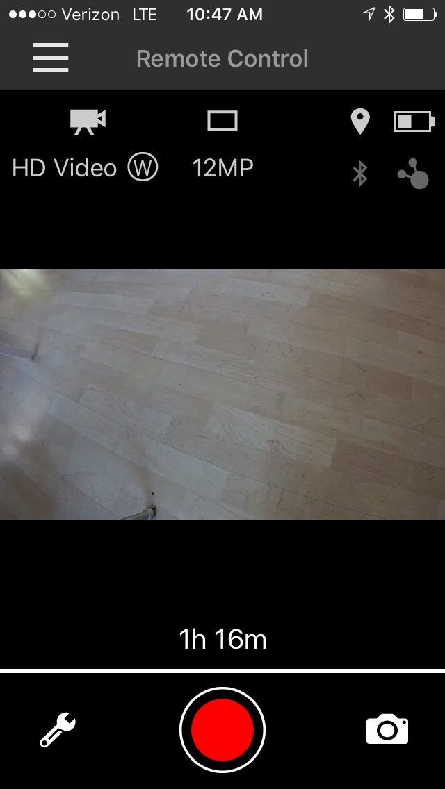 Garmin Virb EX HD Action Camera Screenshot