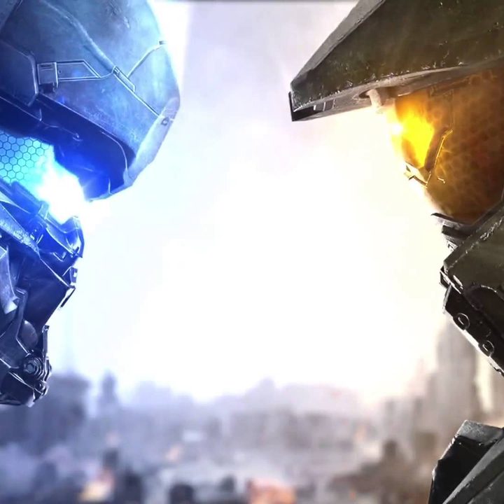 Locke and Chief staring each other down.