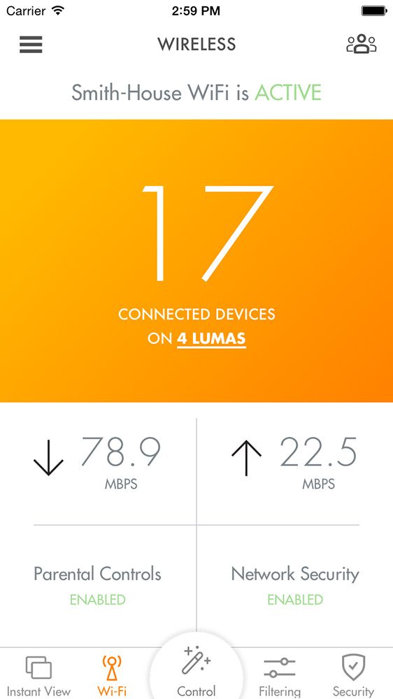luma smart wifi lumawifistatus