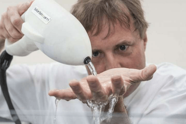 Starstream micro-scrubber - plain water cleaning