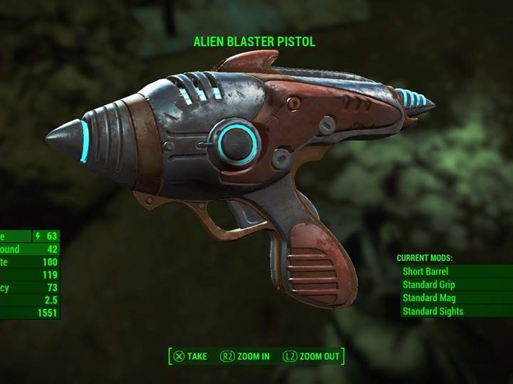 Fallout alien blaster specs.