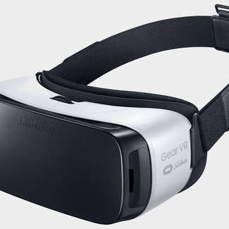 samsung gear vr gray background